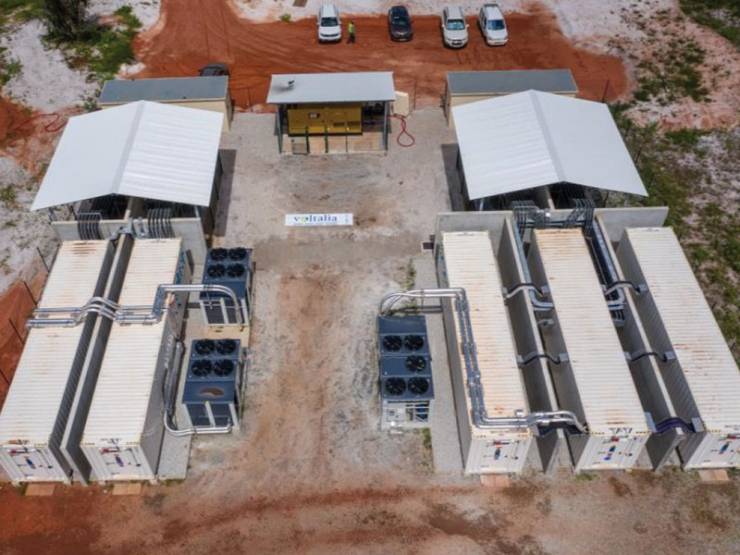 La centrale de Mana en Guyane construite par Voltalia. © DR