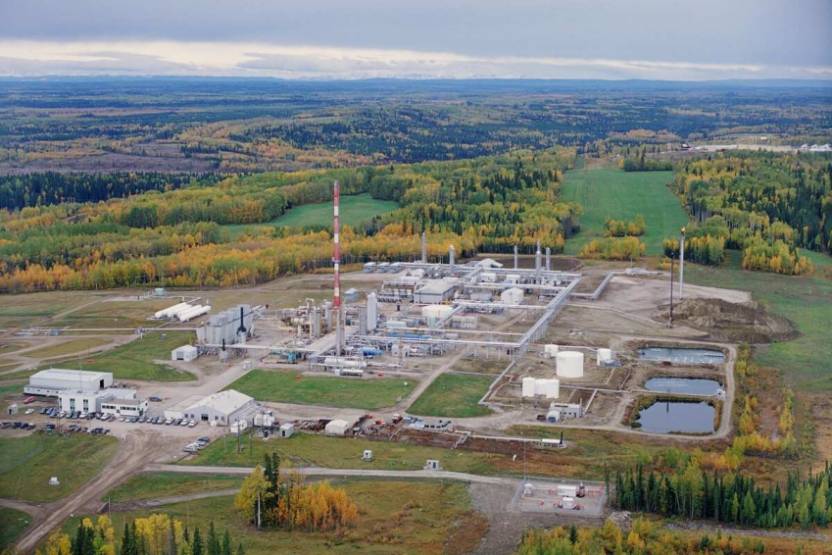 L'usine de production de gaz du Greater Edson. ©Repsol