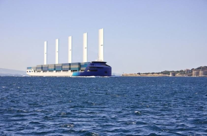 La propulsion vélique revient en force sur le marché du fret maritime. © Zéphyr & Borée