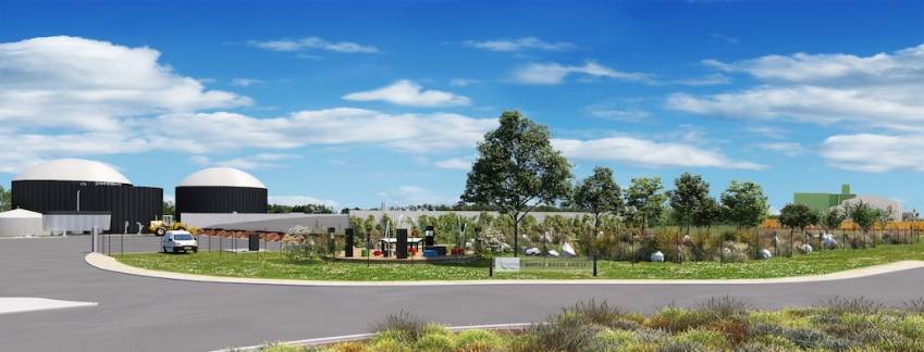 Le projet de biométhane d’origine agricole Arseme, à Montaut. DR