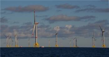 Le parc de Wikinger fournit de l'énergie propre à environ 350 000 foyers allemands depuis sa mise en service en 2018.