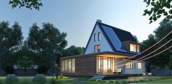 Airwell présente une offre hybride à destination des particuliers combinant l’utilisation de pompes à chaleur avec des panneaux photovoltaïques afin de produire et d’optimiser la consommation d’énergie. © Airwell