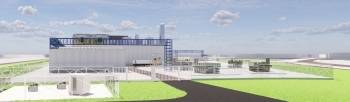 Illustration de la centrale de Terneuzen, qui devrait voir le jour à l'horizon 2025 ©VoltH2 