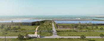 La jeune pousse lyonnaise veut devenir l'un des acteurs majeurs de la production de panneaux photovoltaïques en Europe. © CARBON